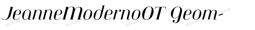 JeanneModernoOT Geom字体转换 JeanneModernoOT Geom字体转换